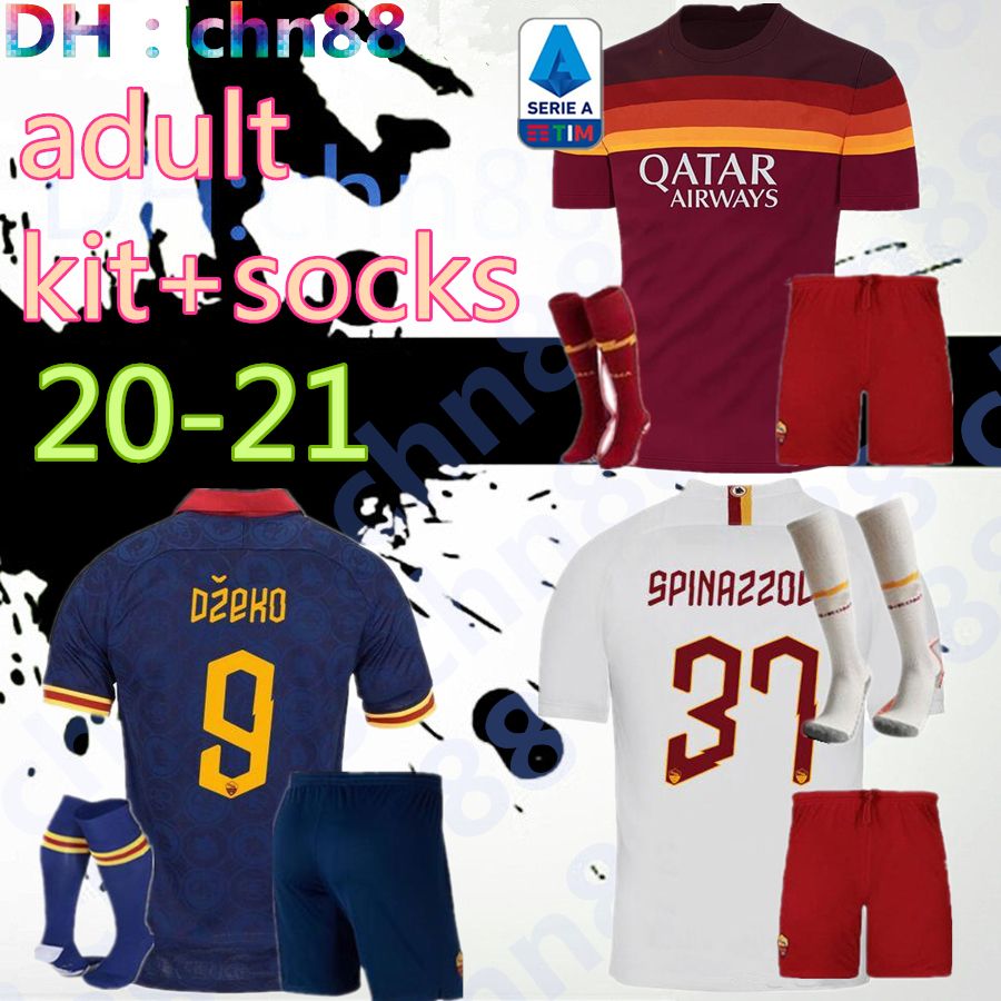 Zaniolo 2021 / 2020 Best Thailand DE ROSSI DZEKO ZANIOLO Soccer Jersey ...