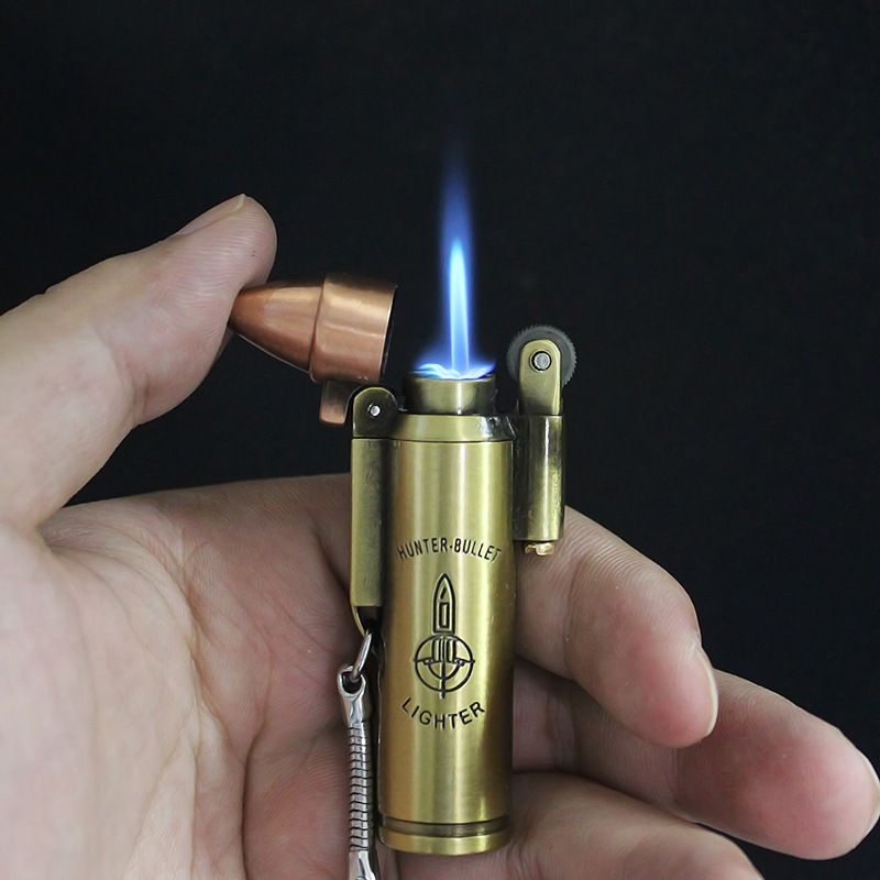 2021 Flint Jet Torch Compact Lighter Retro Bullet Key Chain Turbo