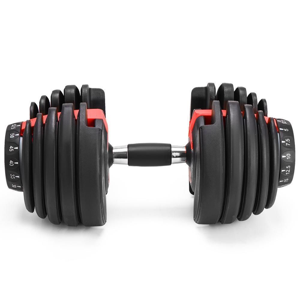 2021 IN STOCK, Weight Adjustable Dumbbell 5 52.5lbs Fitness Workouts