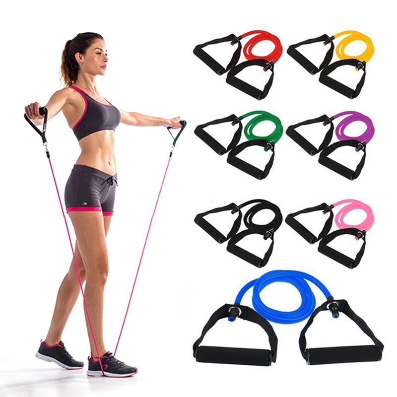 fitness elastische resistance bands weerstand pull rope oefeningfitness elastische resistance bands weerstand pull rope oefening tubes elastische workout bands voor yoga pilates expander elastische resistance band