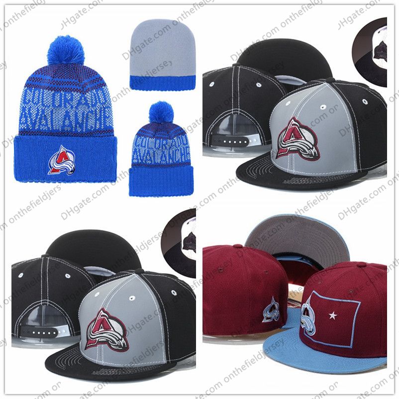 black colorado avalanche hat