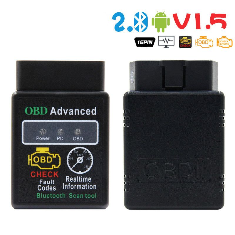 Mini OBD2 V2.1 ELM327 Bluetooth Advanced Car Diagnostic Scanner Tool