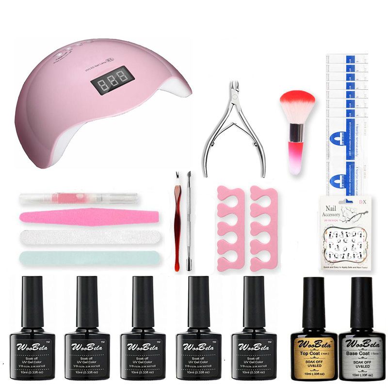 Professional Manicure Tools Set Led Nail Lamp Uv Gel Polish Professional Manicure Tools Set Led Nail Lamp Uv Gel Polish Salon Art Kit Glitter Step By You From Kennady