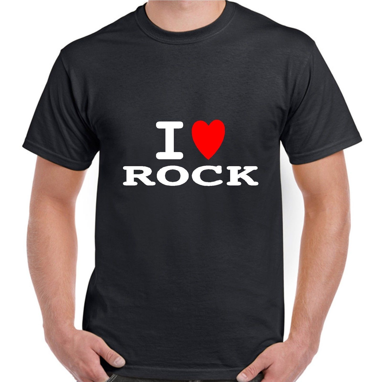 I Heart Love Rock T Shirt Bnwt Choose Colours Fun Retro Novelty