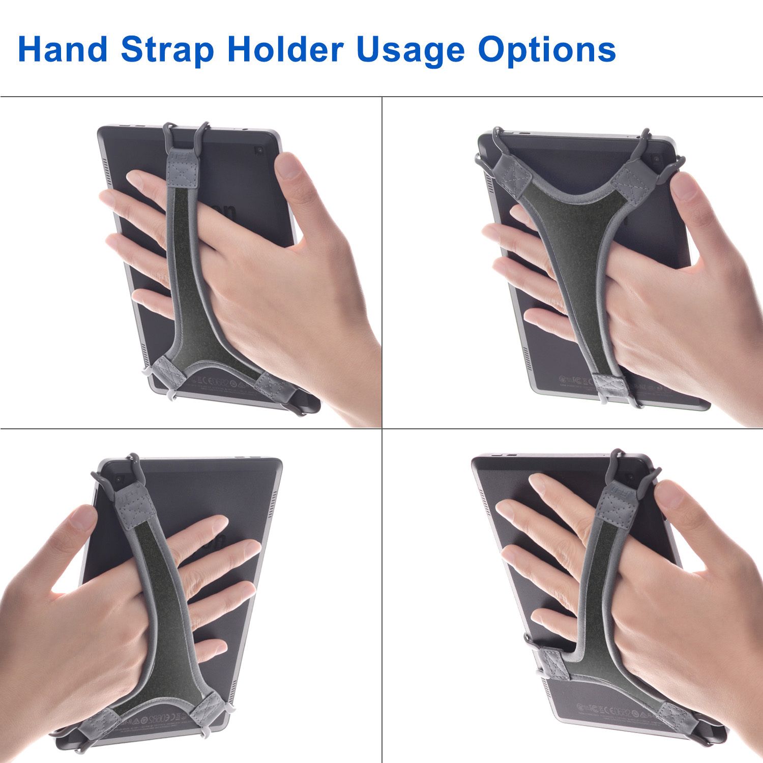 2021 TFY Universal Tablet Hand Strap Holder Finger Grip With Soft PU