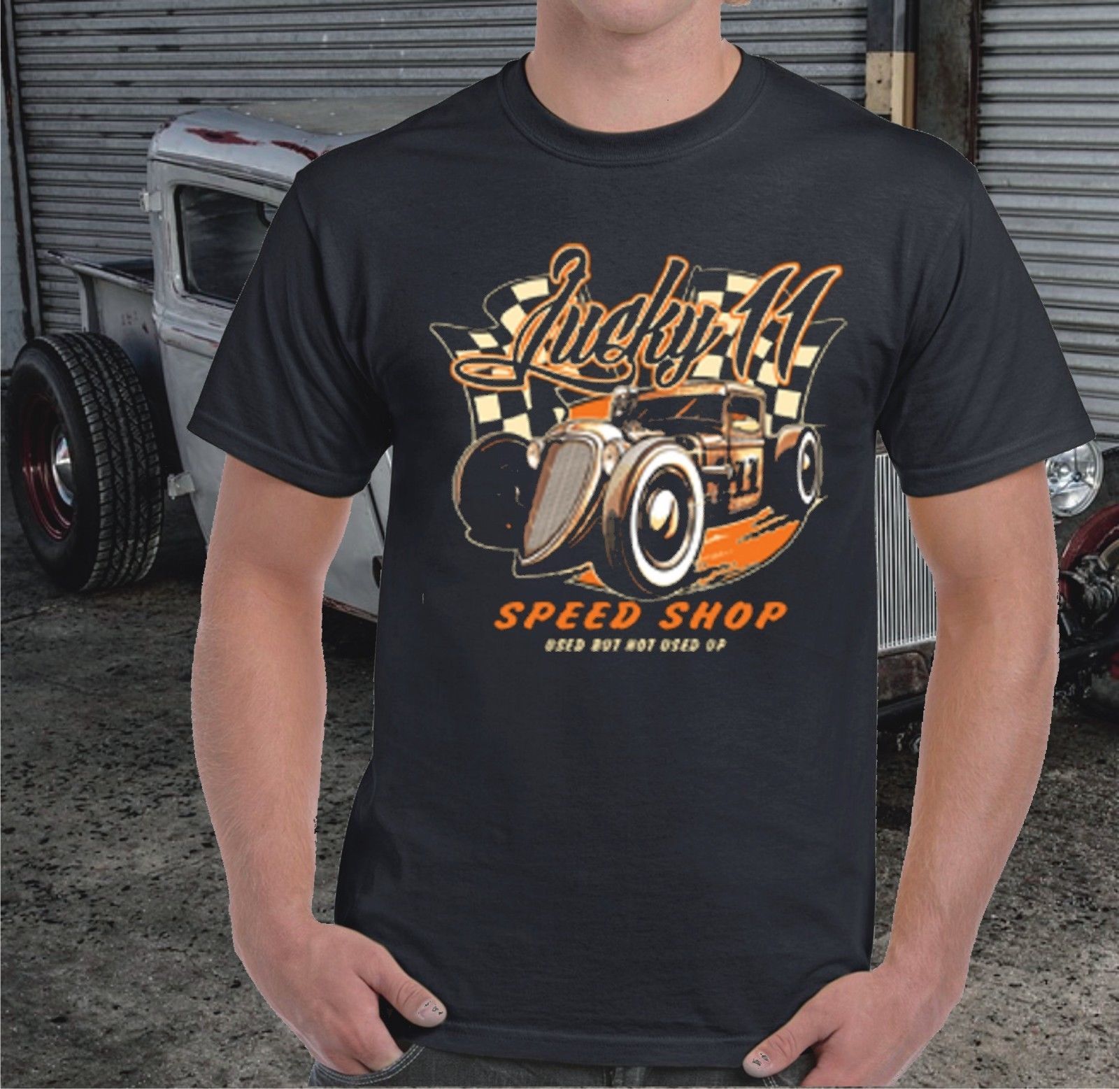 Hot Rod T Shirts >> Lucky 11 Speed Shop Hot Rod Rat Rod T Shirt 2018 New Men Tee 2018 Fashion T Shirts Summer Short Sleeves Hot Rod T Shirts >> Lucky 11 Speed Shop Hot Rod Rat Rod T Shirt 2018 New Men Tee 2018 Fashion T Shirts Summer Short Sleeves