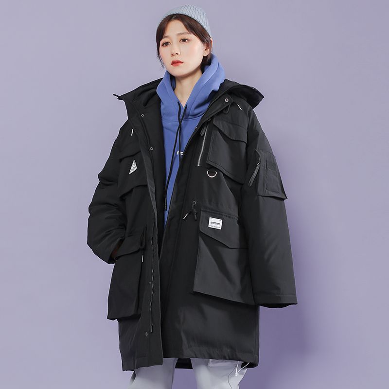 Frauen Daunenjacke Winter Dicke 90% Graue Entendaunen Mäntel Lange Mit Kapuze Parka Frauen 2018 Paar Serie Winter Winddicht Oberbekleidung Frauen Daunenjacke Winter Dicke 90% Graue Entendaunen Mäntel Lange Mit Kapuze Parka Frauen 2018 Paar Serie Winter Winddicht Oberbekleidung