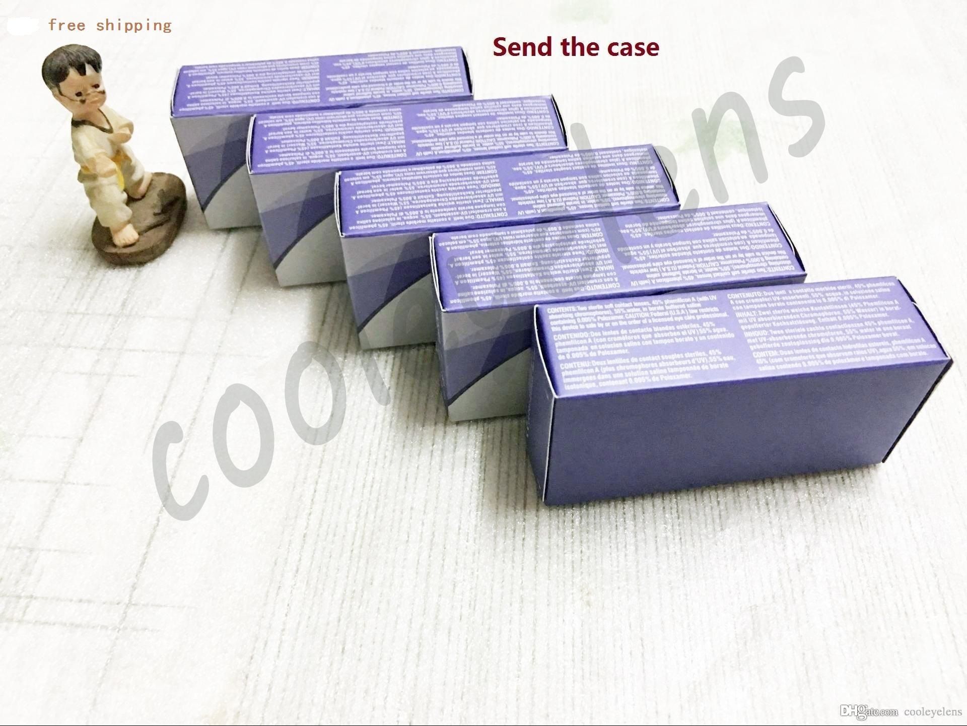Colorblend Box Contact Lens Box =Case Send Case 3 Tones Contact Lenses
