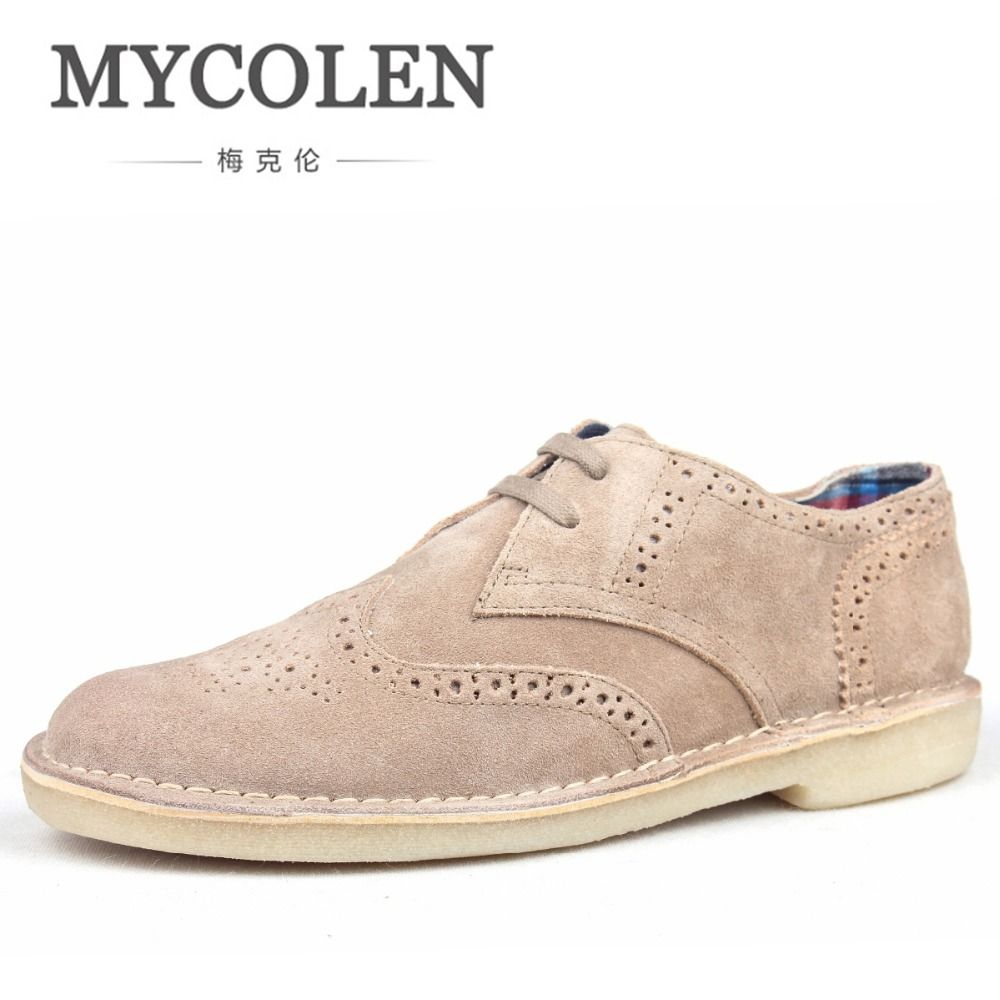 Mycolen Men Formal Shoes Low Top Mens Wedding Shoes British Fashion