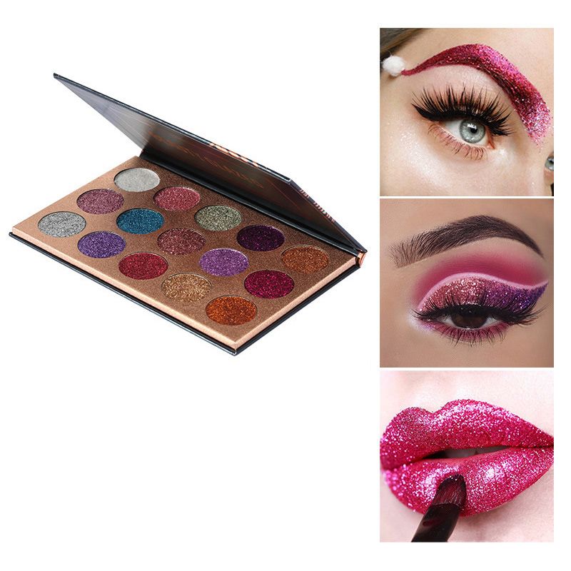 Beauty Glazed Sequins, Eye Shadow, Pearlescent High Gloss Eye Shadow