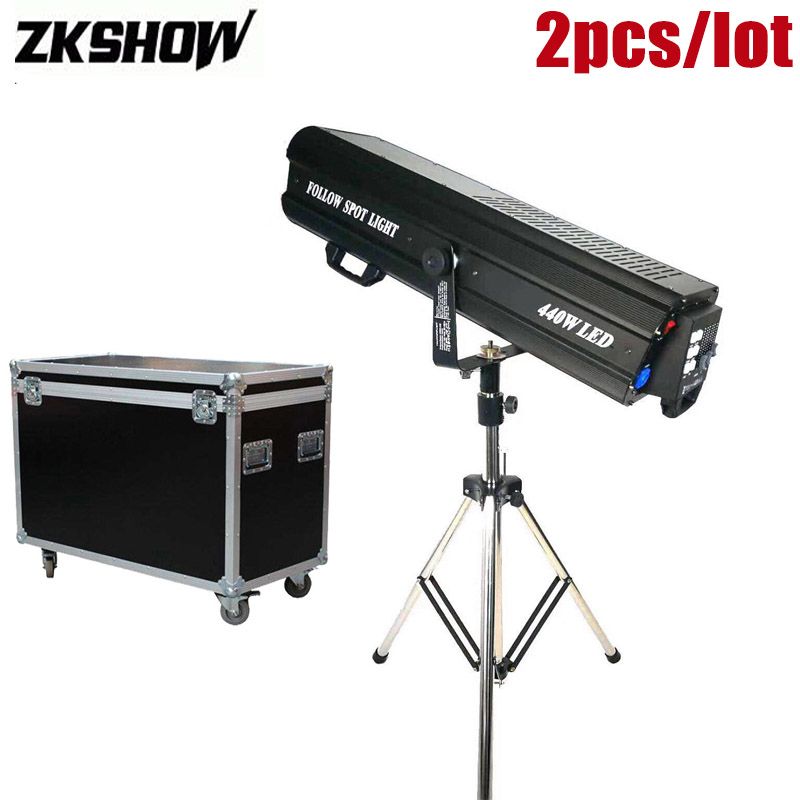 2020 Lumiere 440W LED Follow Spot Light Tracker With FlightCase Stand