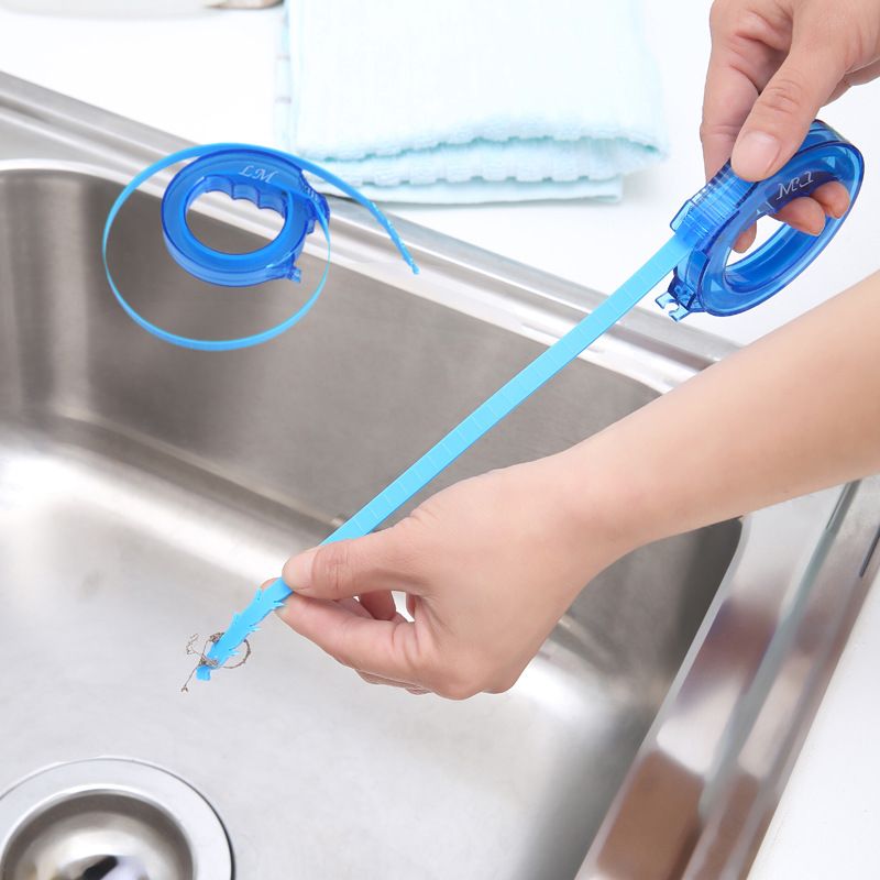 Adjustable 1pc Pipeline Cleaning Tools Sink Clogged Hair Cleaner Hook Hose Cleaner Pipe Sewer Cleaner Kitchen Tools