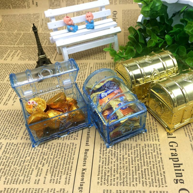 Treasure Chest Shaped Candy Box Wedding Gift Favor Treasure Chest