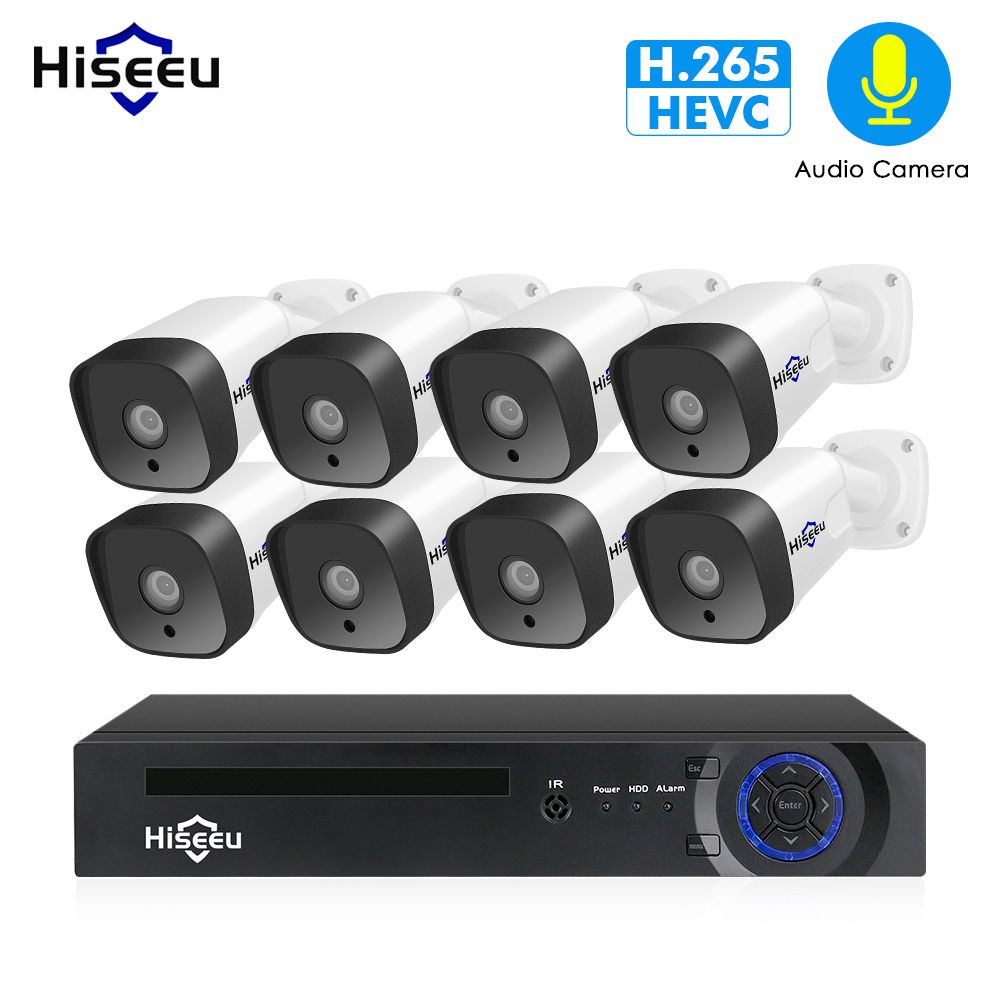 2019 Hiseeu 1080p Poe Nvr Kit 8ch H 265 Cctv System Outdoor 2019 Hiseeu 1080p Poe Nvr Kit 8ch H 265 Cctv System Outdoor 2mp Audio Ip Home Security Surveillance From Forsecurity