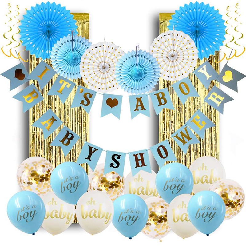 Compre Baby Shower Fiesta De Cumpleanos Del Nino Confeti Globos Compre Baby Shower Fiesta De Cumpleanos Del Nino Confeti Globos
