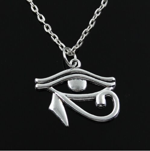 Eye of Horus Charm Tibetan Silver x 2 Pendant
