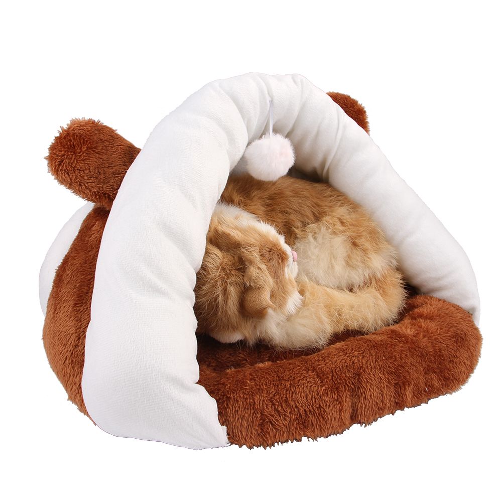 2019 Hoopet Pet Dog Cat Bed Warm Soft Sleeping Bag Kitten House Sack Bed Kennel Cave Pet Home Blanket Mat Cushion From Sophine09