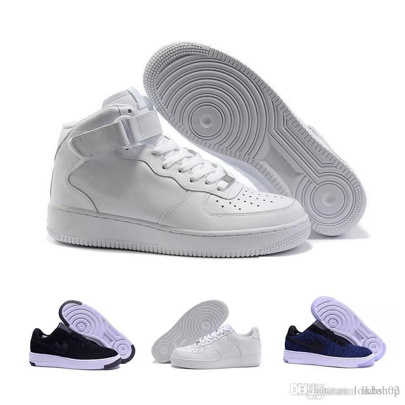 nike air force 1 flyknit hombre plata