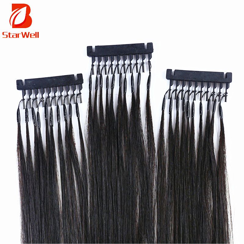 2020 6D Hair Extensions 9A Can Be Permed And Dyed And Reused Simple To