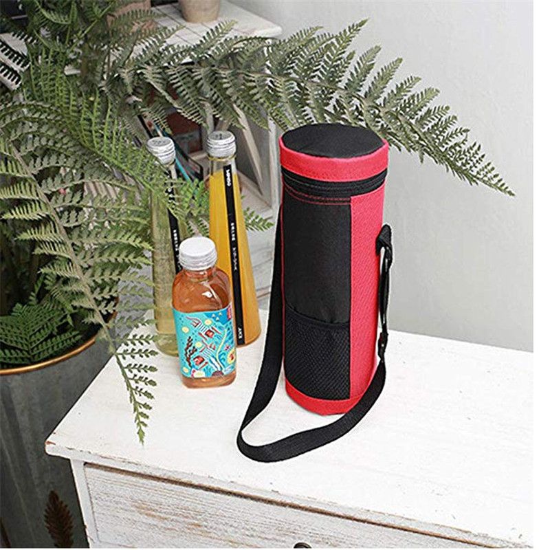 Bottle Wine Tote Wine Bottle Canvas Carry Bag Insulated Cooler Bag