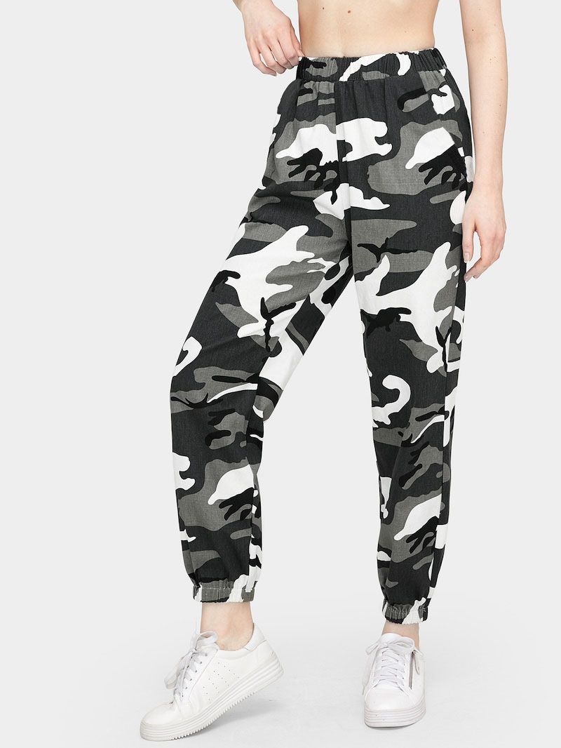 Compra Combate Pantalón Flojo Ocasional Pantalones Camo Del Cargo Militar  Del Ejército Pantalones De Camuflaje De Trabajo 2020 Nueva Mujer De Moda  Barato | Entrega Rápida Y Calidad | Es.Dhgate