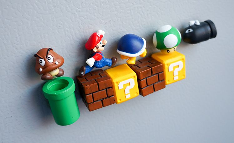3d mario magnets