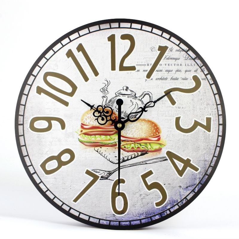 Wall Clock Living Room Minimalist Modern Design Round Watch Home Wall Clock Living Room Minimalist Modern Design Round Watch Home Decor Silent Kids Garden Fashion Large Decorative Clocks For