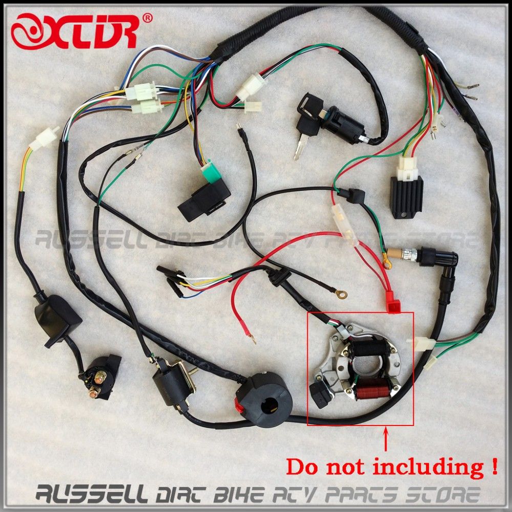 Bike Wiring Harnes - Wiring Diagram Example