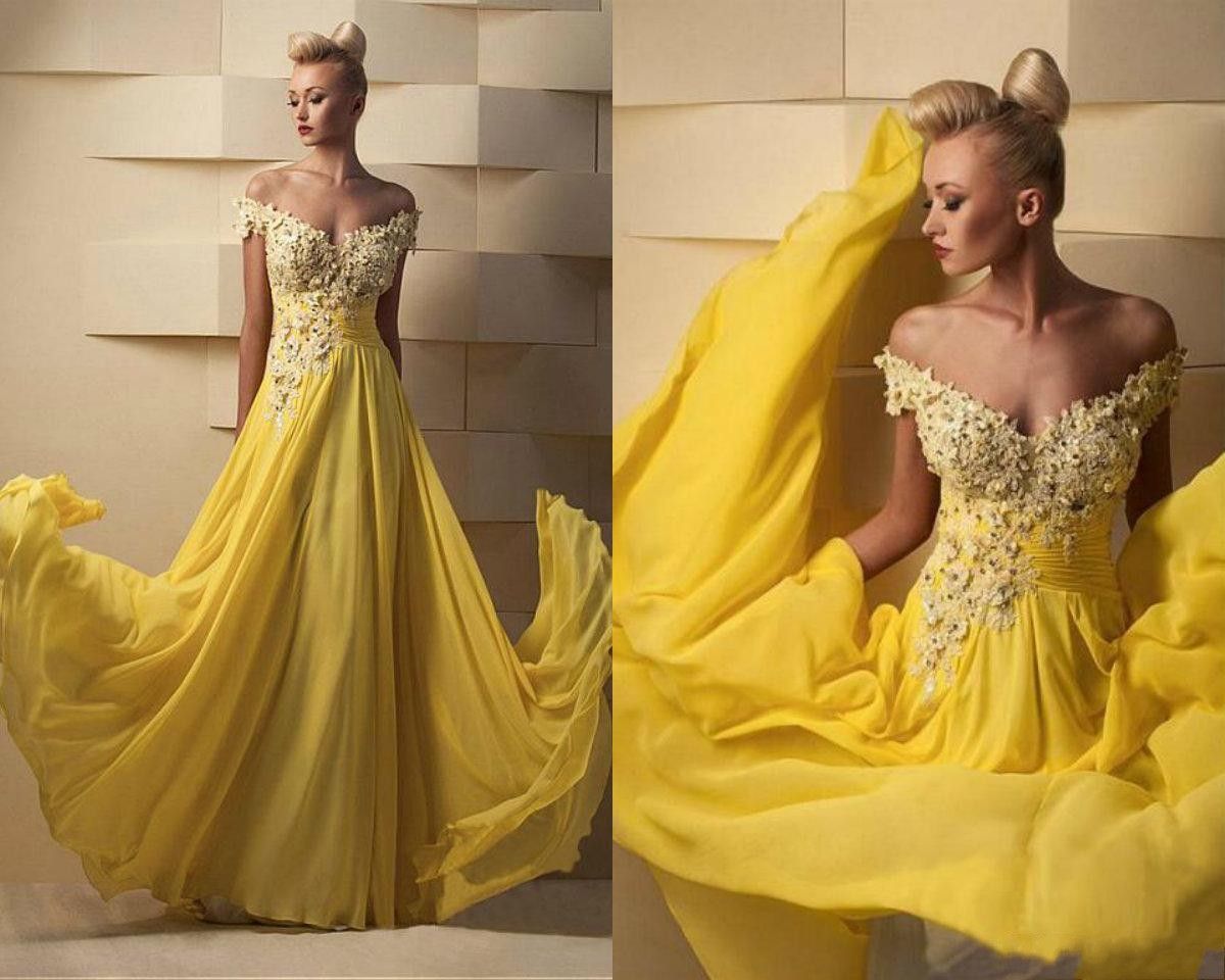 yellow plus size ball gown