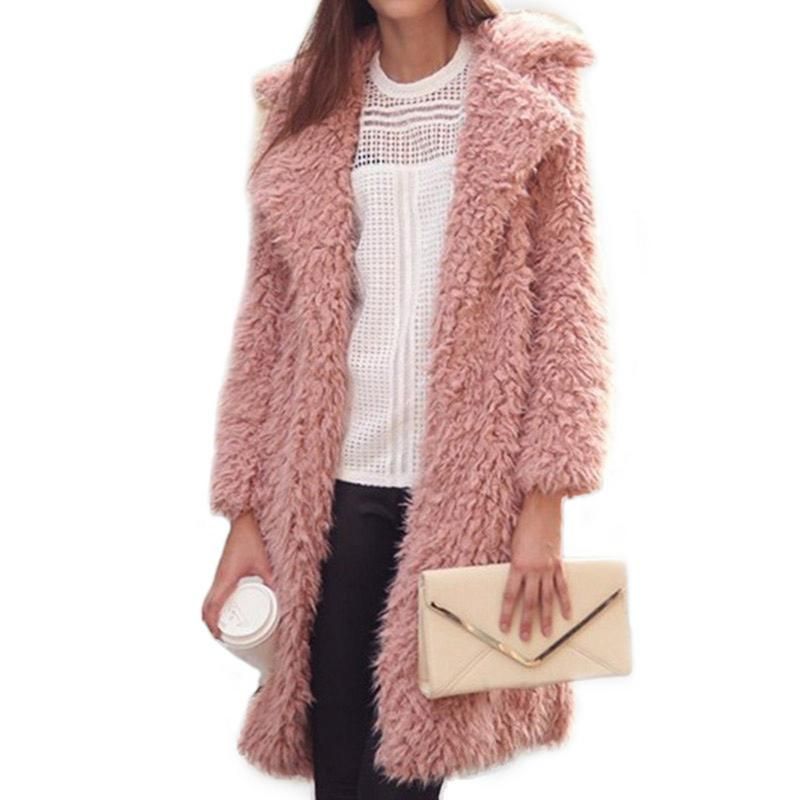 De Piel Invierno Compre Abrigo Las Mujeres Sintética Otoño 2018 571O4qS