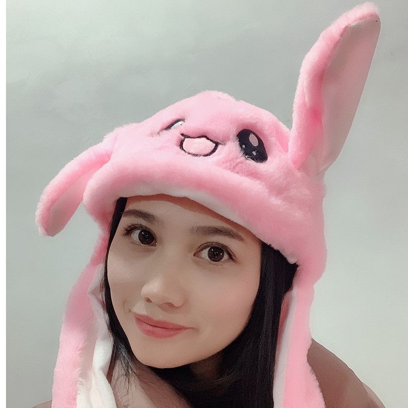 Pink Rabbit Ear Hat on Sale, 57% OFF 