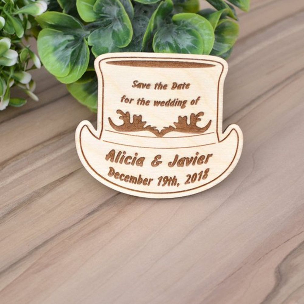 Save The Date Magnet Wooden Wedding Gifts Save The Date