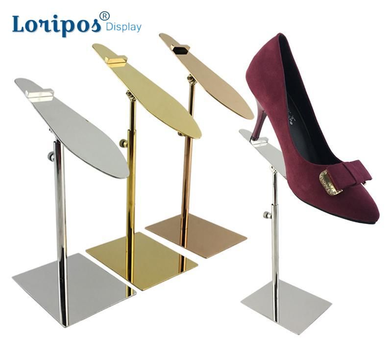 Présentoirs à Chaussures Réglables En Acier - Lot De 2 - Pour Magasin Ou Rangement Maison