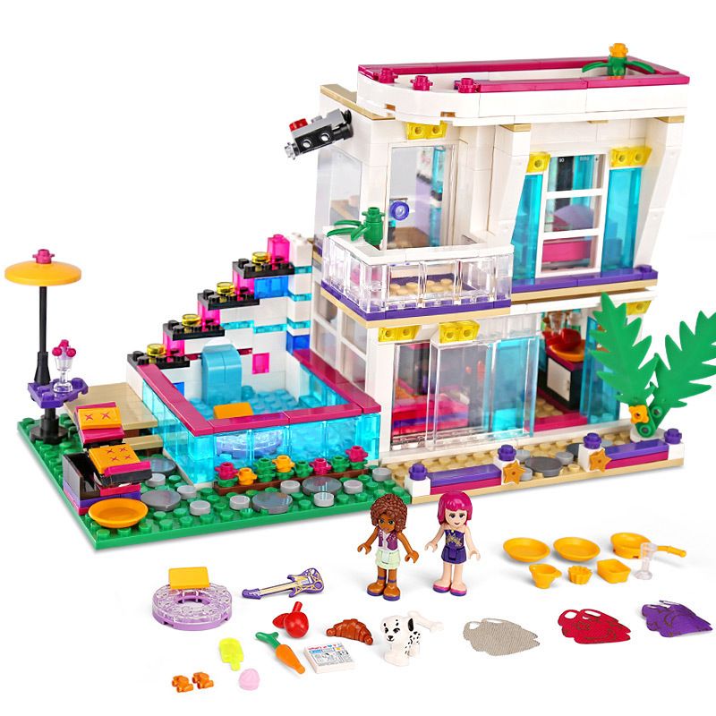 2019 Friends Girl Series Building Blocks Livis Pop Star House