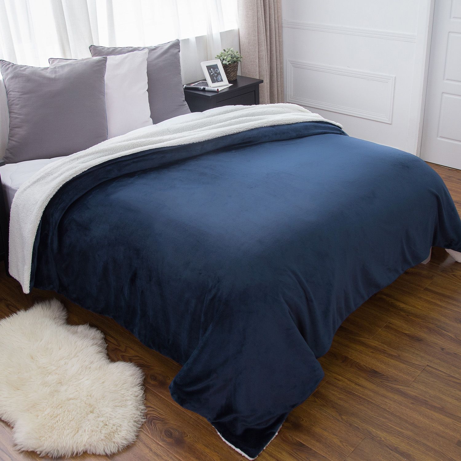 Bedsure Whole King Size Bedding 100 Polyester Microfiber Wool Bedsure Whole King Size Bedding 100 Polyester Microfiber Wool Blanket Sherpa Fleece With Flannel Bed Heavy Throw Twin Xl Electric