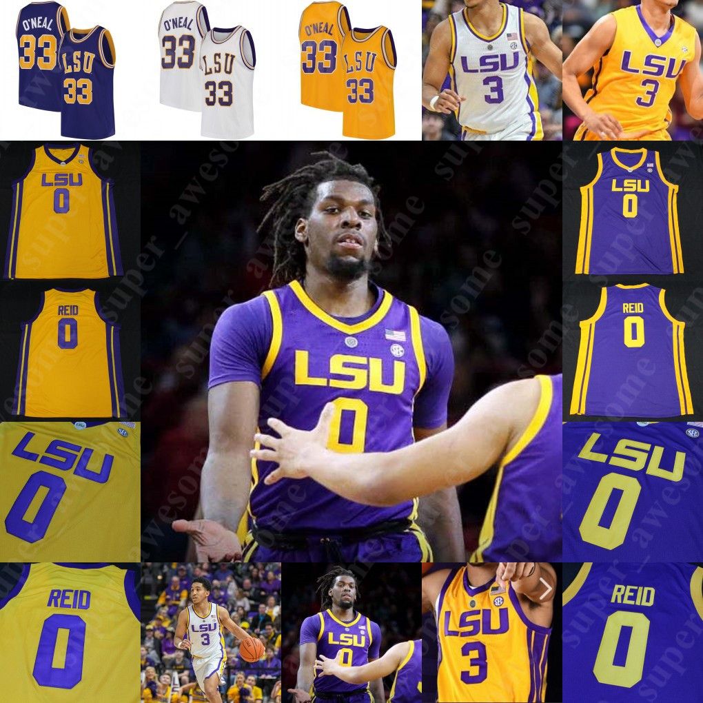 2020 NCAA LSU Tigers Basketball Jerseys Skylar Mays Trendon Watford