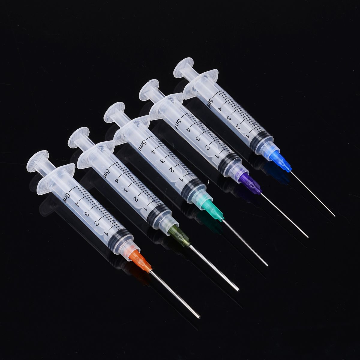 2021 High Quality Dispensing Syringes 5ml Syringe Crimp Sealed Blunt Needle Tips For Glue Oil