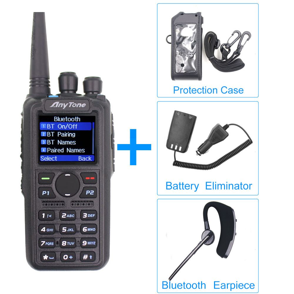 Anytone AT D878UV Plus DMR Radio VHF 136 174MHz UHF 400 470MHz GPS APRS