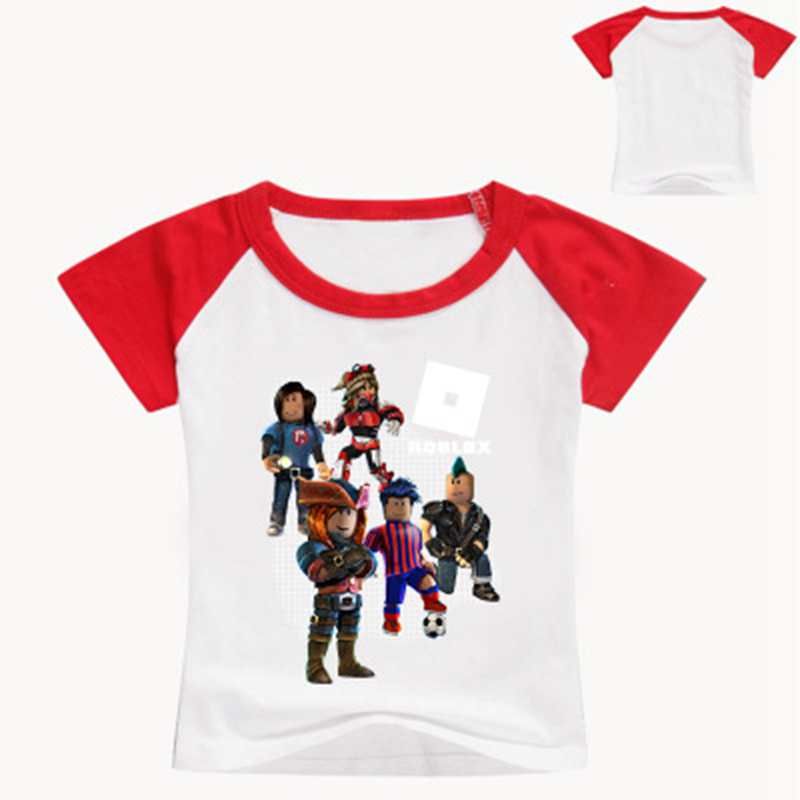 2019 New Game Roblox T Shirt Printed Summer Short Sleeve T Shirt Child Tops Tees Boys Girls Clothes Kids Casual Clothing Outfits - 