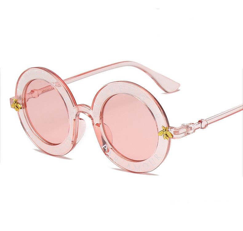 retro round frame sunglasses
