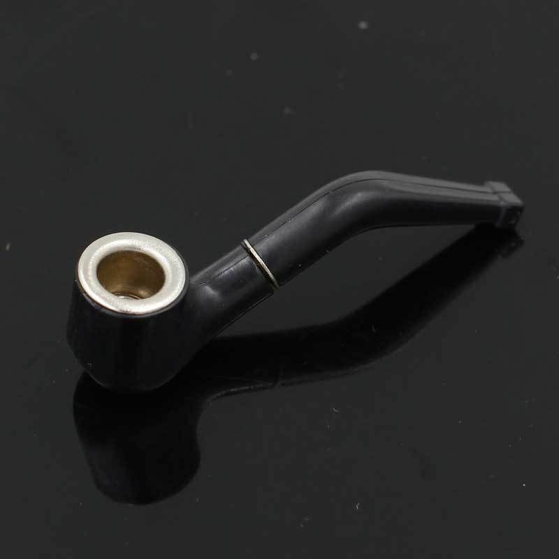 2021 Mini Plastic Cigarette Smoking Pipe Bent Type Portable Flower