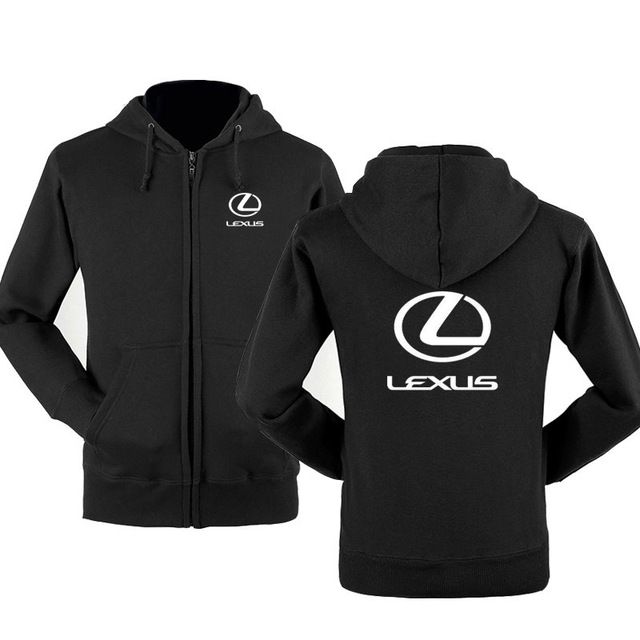 Spring Autumn Zipper Hoodies Lexus Car Motors Print Logo Clothes Fleece ...
