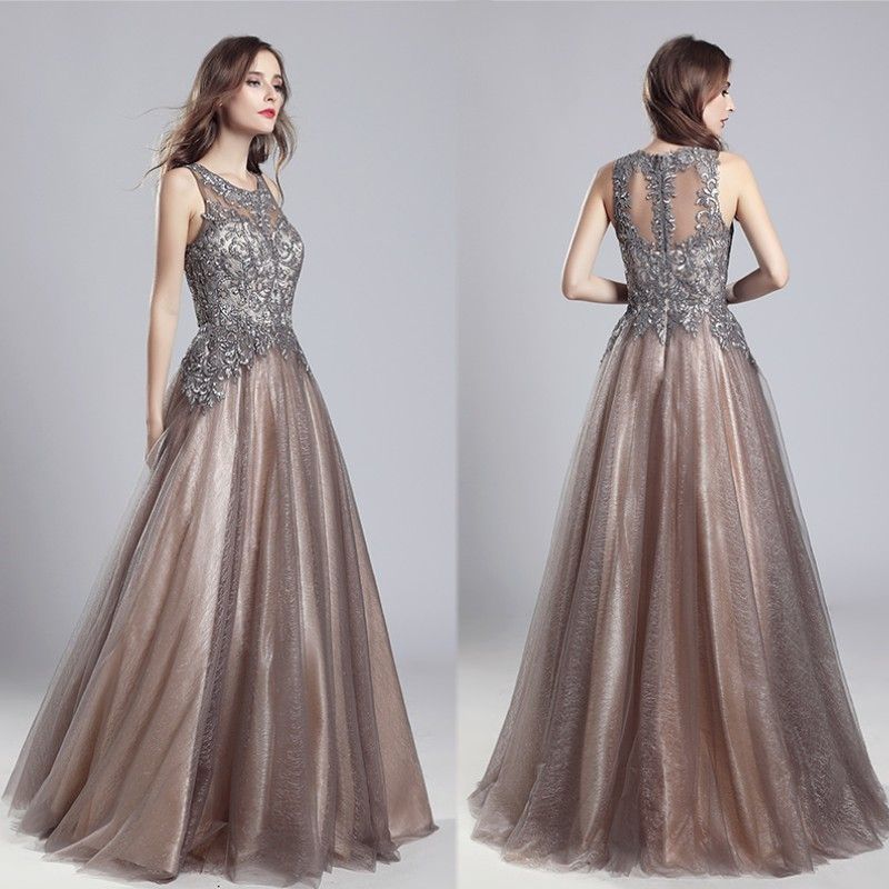 Mocha Evening Dress