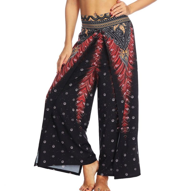 2019 Women'S Wide Leg Boho Yoga Harem Pants Comfy Gypsy Hippie Indian