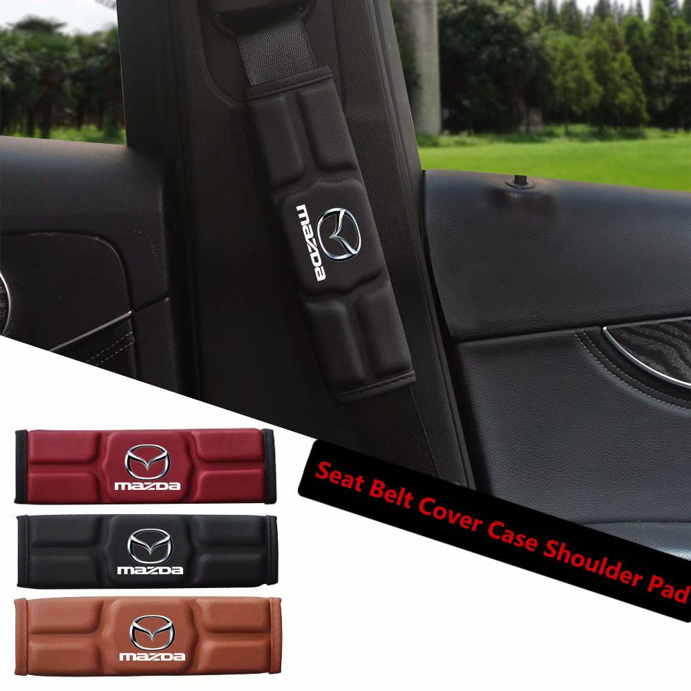 2021 Car Seat Belt Cover Case Shoulder Pad For Mazda 2 3 5 6 8 CX7 CX5