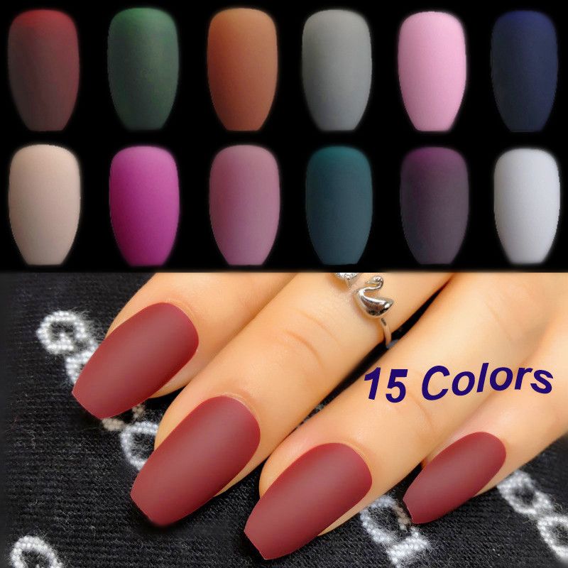 Coffin Multicolored Nails matte burgundy coffin false nails gray pure blue designs nude purple full nail tips wholesale pink false nails many colors best false nails boots false