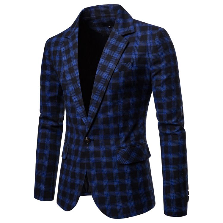 Nueva Marca casual caballero a cuadros Trajes tendencia coreano Trajes novio masculino slim fit Trajes para hombres 3 unidades (chaqueta + Pantalones Nueva Marca casual caballero a cuadros Trajes tendencia coreano Trajes novio masculino slim fit Trajes para hombres 3 unidades (chaqueta + Pantalones