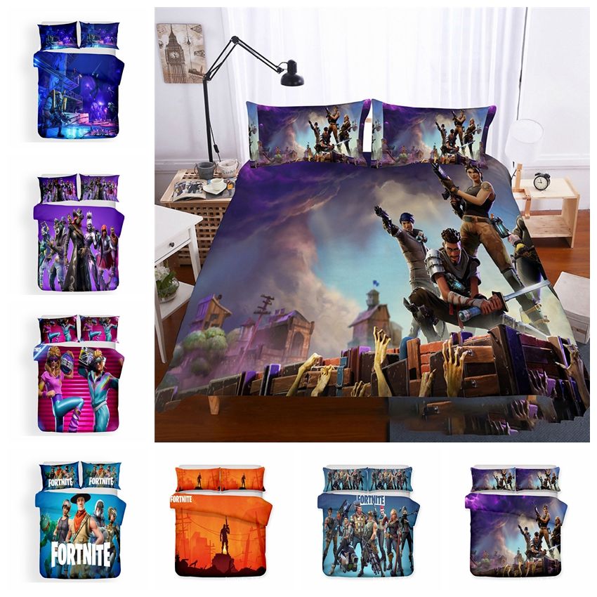 24 Styles Fortnite Us Uk Au Size Fabric Household Bedding Sets Bed Sles Sets Best Men Jogging