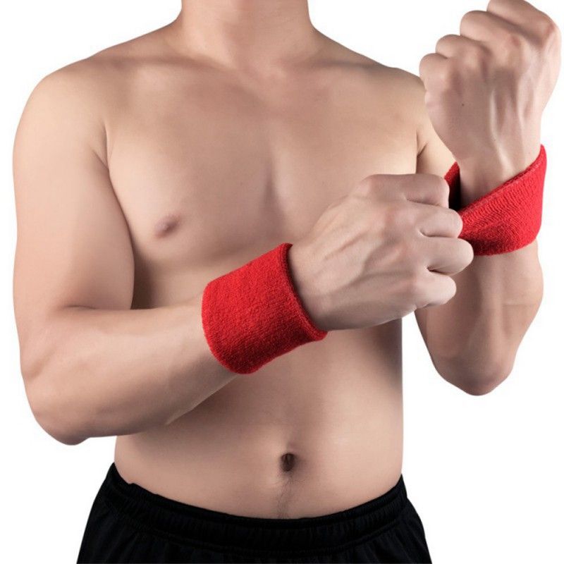 2020 Men Women Wristbands Sport Sweatband Hand Band Sweat Wrist Support