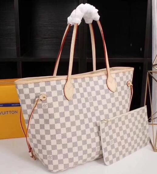 2020 New Louis Vuitton Real Leather Lady Messenger Bag Fashion Satchel Shoulder Bag Handbag ...